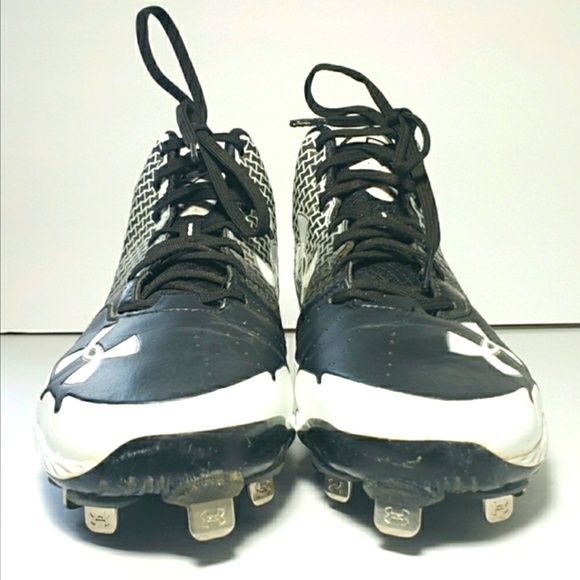 Mens Under Armour Hightop Heater Baseball Cleats - Picture 2 of 7